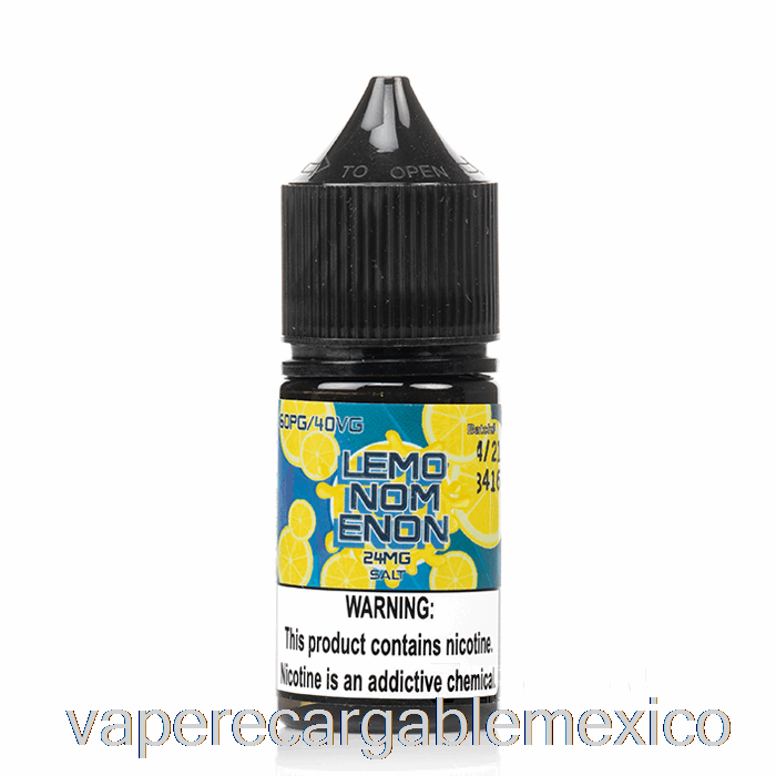 Vape Recargable Sal De Limón - E-líquidos Nomenon - 30ml 24mg